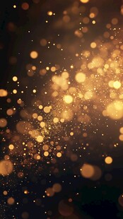 金色光斑梦幻背景效果