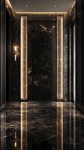 奢华大理石打造的精致走廊