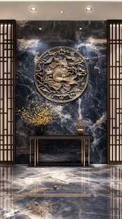 中式玄关 精致典雅装饰风