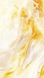 牛奶与蜂蜜交融梦幻画面