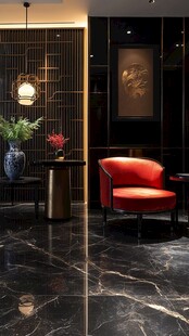 现代中式风客厅优雅一角