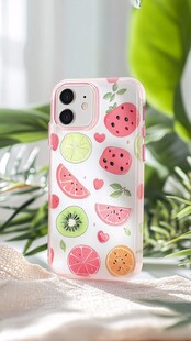 水果图案手机壳清新可爱