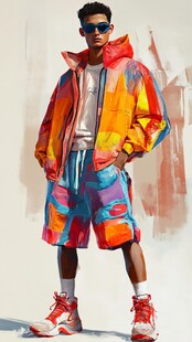 潮流男士多彩穿搭时尚造型