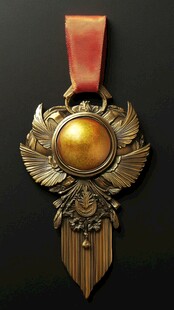 复古风格金属荣誉勋章