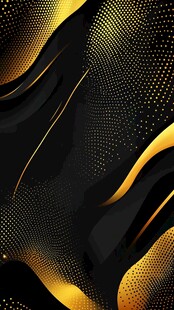 黑金波浪抽象背景纹理图