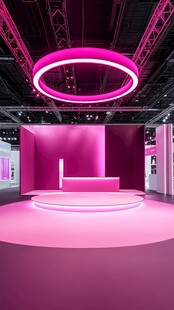 梦幻粉色时尚展示空间