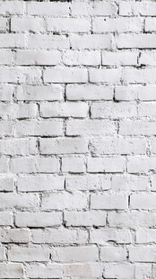白色砖墙纹理背景图