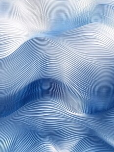 蓝白波纹抽象背景图案