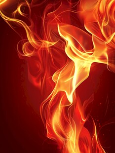 炽热火焰 红色背景特效