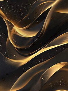 金色流光动感背景纹理
