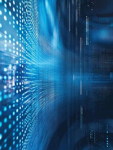 科技感数字流动背景画面