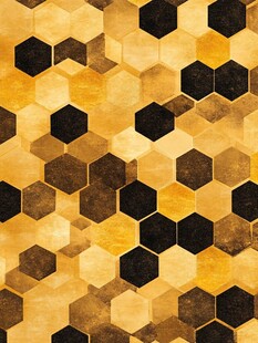 六边形几何纹理图案背景