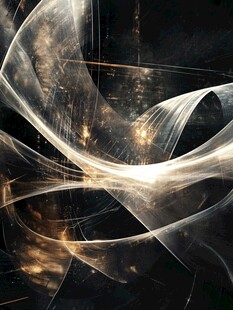 梦幻炫光抽象线条背景图