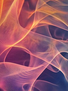 梦幻炫彩流动线条纹理