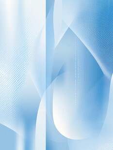 淡蓝色流体渐变抽象背景图