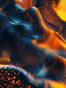 动感炫彩流体抽象背景图