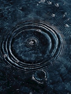 水面涟漪 静谧的水之纹理