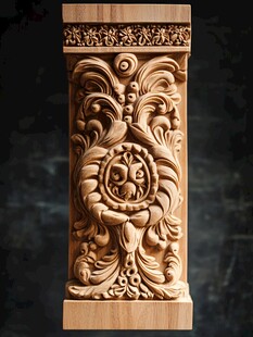 精美木雕柱饰