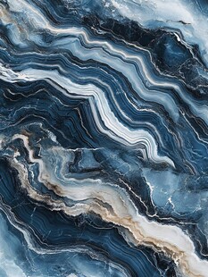 蓝色大理石纹理图案