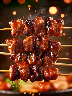 美味烤肉串 滋滋诱人香