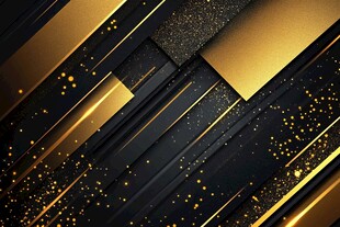 黑金炫酷几何背景图