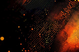 炫酷粒子科技背景图