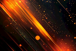 炫彩光线粒子动感背景图