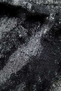 黑色纹理布料细节特写