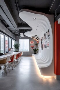 现代创意办公空间接待区