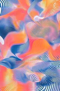 绚丽动感抽象流体图案