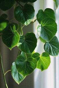 心形绿叶 清新自然的绿植美