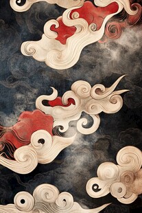 中式祥云图案 传统美学