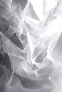 白色褶皱透明材质纹理