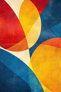 抽象几何多彩艺术背景图