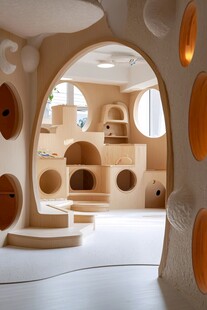 梦幻洞穴风儿童室内空间