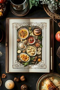 书中美食盛宴 视觉与味觉诱惑