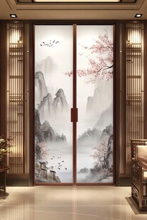 中式山水屏风 雅致空间美