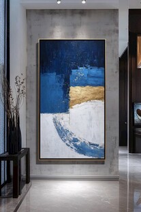 现代简约风走廊抽象艺术挂画