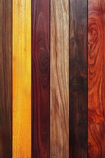 多彩木纹板材展示