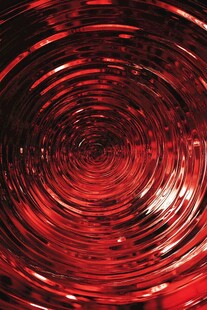 红色波纹旋涡背景图案