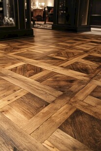 复古拼花木地板精美展示