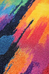 多彩粉末艺术纹理特写