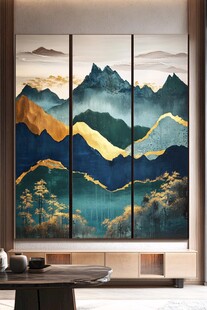 中式山水屏风 雅致家居风