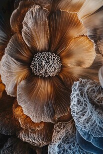 梦幻棕花微观奇妙景象