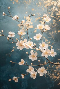 枝头绽芳 唯美春花图