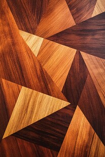 几何拼接木纹地板图案