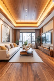 现代简约风温馨客厅空间