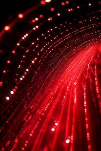 红色光线隧道 梦幻视觉