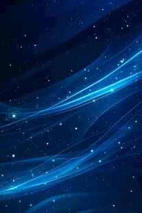 梦幻蓝色星空线条背景图