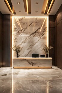 豪华大理石风格酒店大堂